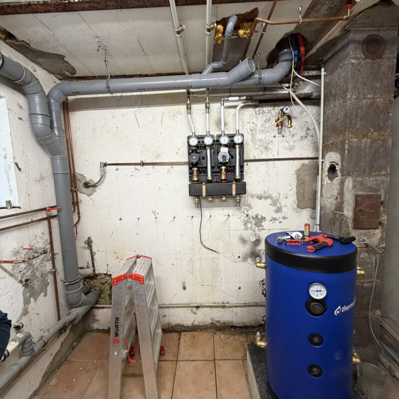 Installation Pompe-Chaleur Air-Eau Mitsubishi Wolfgantzen Schiltigheim 1