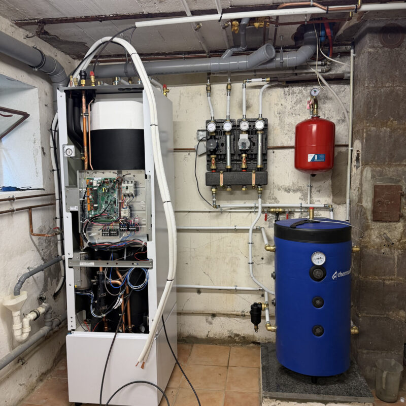 Installation Pompe-Chaleur Air-Eau Mitsubishi Wolfgantzen Bischheim 2