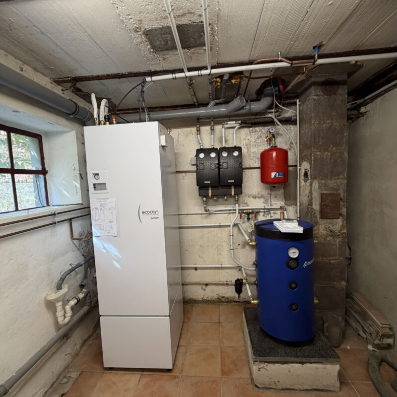 Installation Pompe-Chaleur Air-Eau Mitsubishi Wolfgantzen Erstein 3